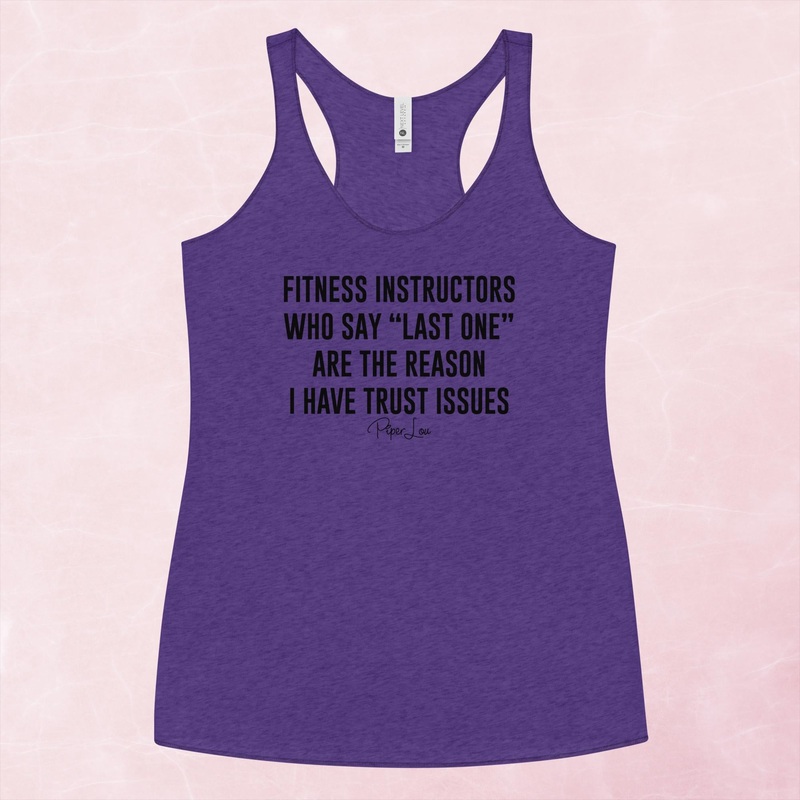Fitness Instrcutors Trust Issues Graphic Tank Top
