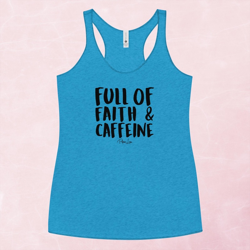 Full Of Faith & Caffeine Graphic Tank Top