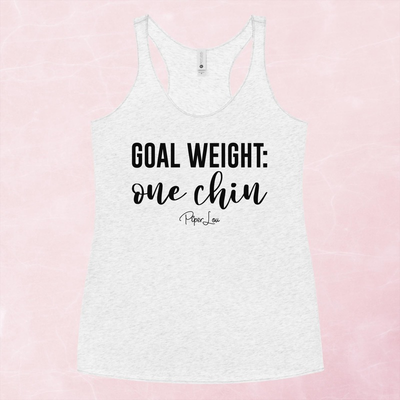 Goal Weight: One Chin Graphic Tank Top
