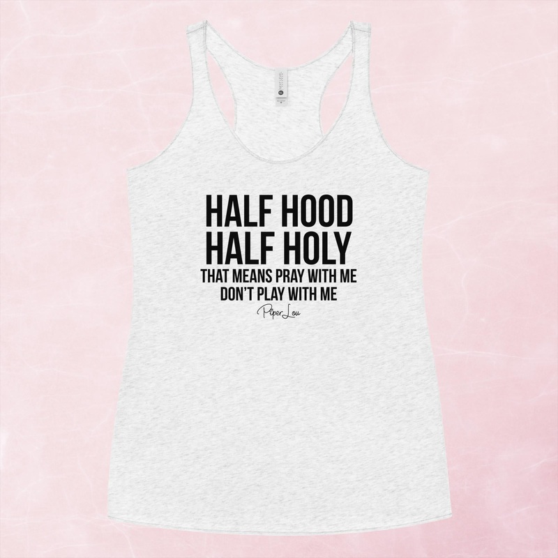 Half Hood, Half Holy Graphic Tank Top