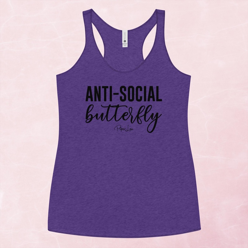 Antisocial Butterfly Graphic Tank Top