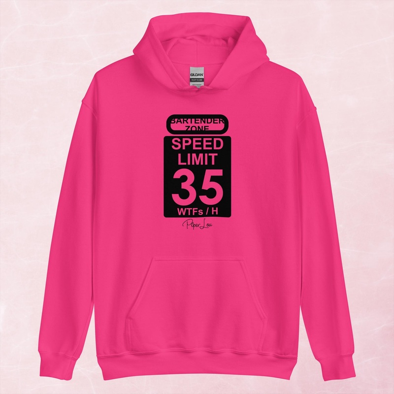Bartender Zone Graphic Hoodie|Red|Heliconia|Irish Green|Orange|Military Green|Carolina Blue|Gold|Sand|Light Pink|Ash|White|S|M|L|XL|2XL|3XL|4XL|5XL