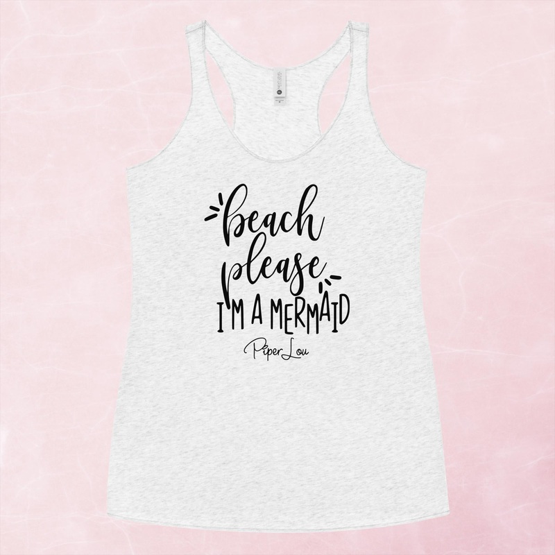 Beach Please I’m A Mermaid Graphic Tank Top
