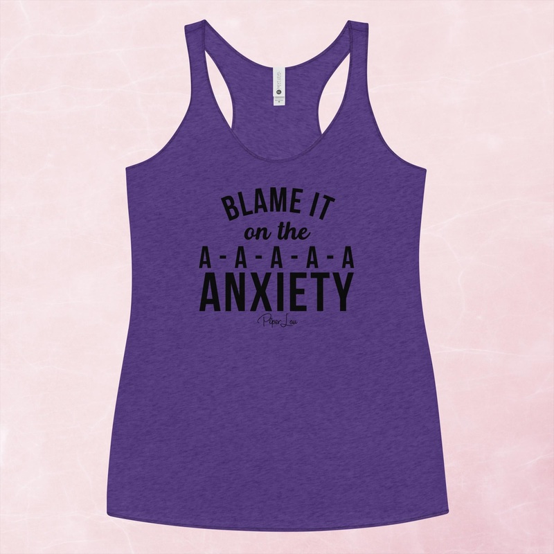 Blame It On The Anxiety Graphic Tank Top