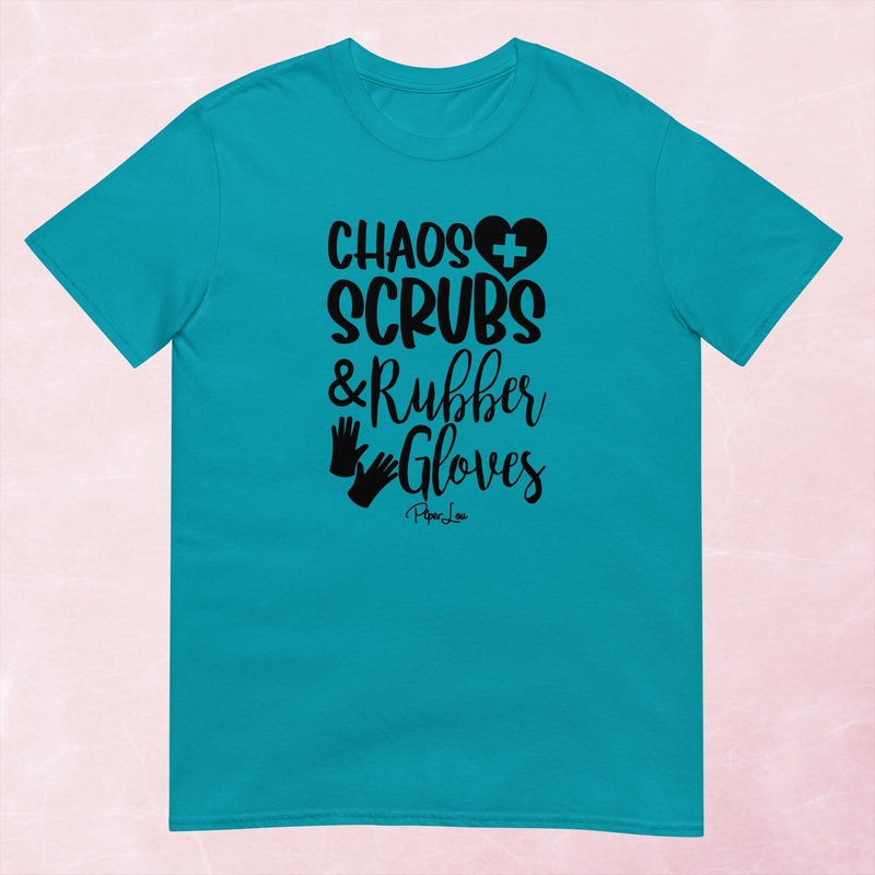 Chaos Scrubs Rubber Gloves Graphic Tee