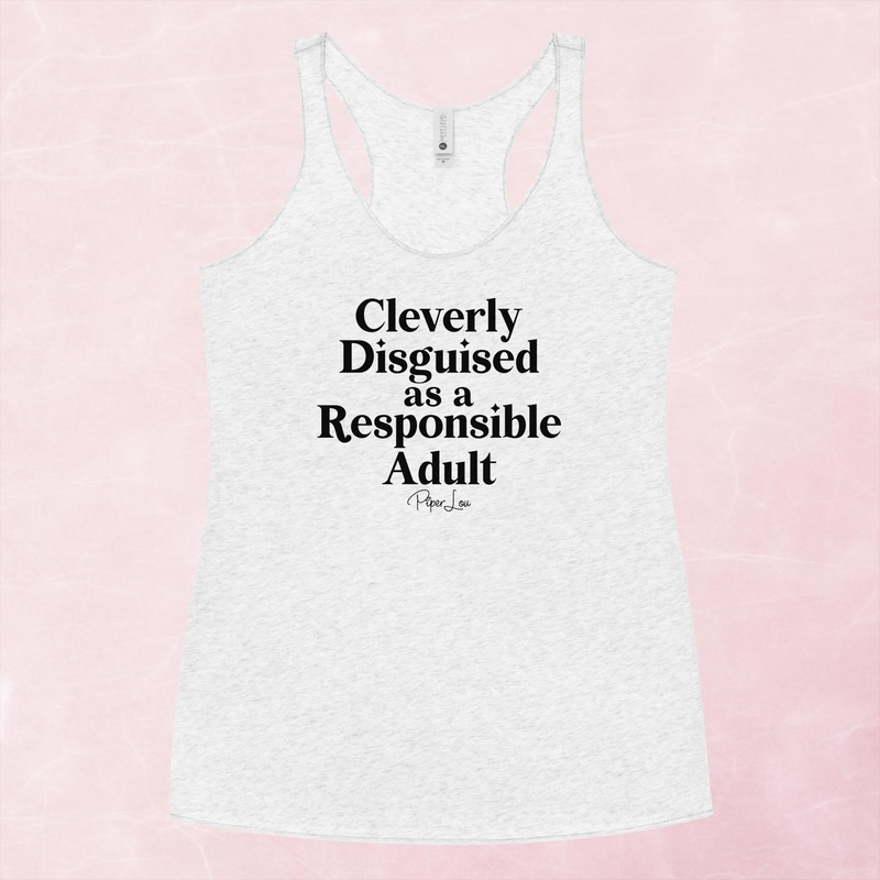 Cleverly Disguised As A Responsible Adult Graphic Tank Top