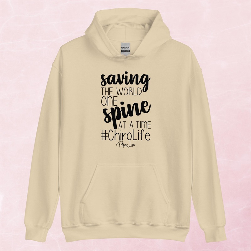 Saving The World One Spine At A Time Graphic Hoodie