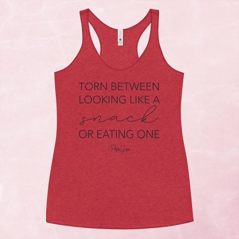 Torn Between Looking Like A Snack Or Eating One Graphic Tank Top
