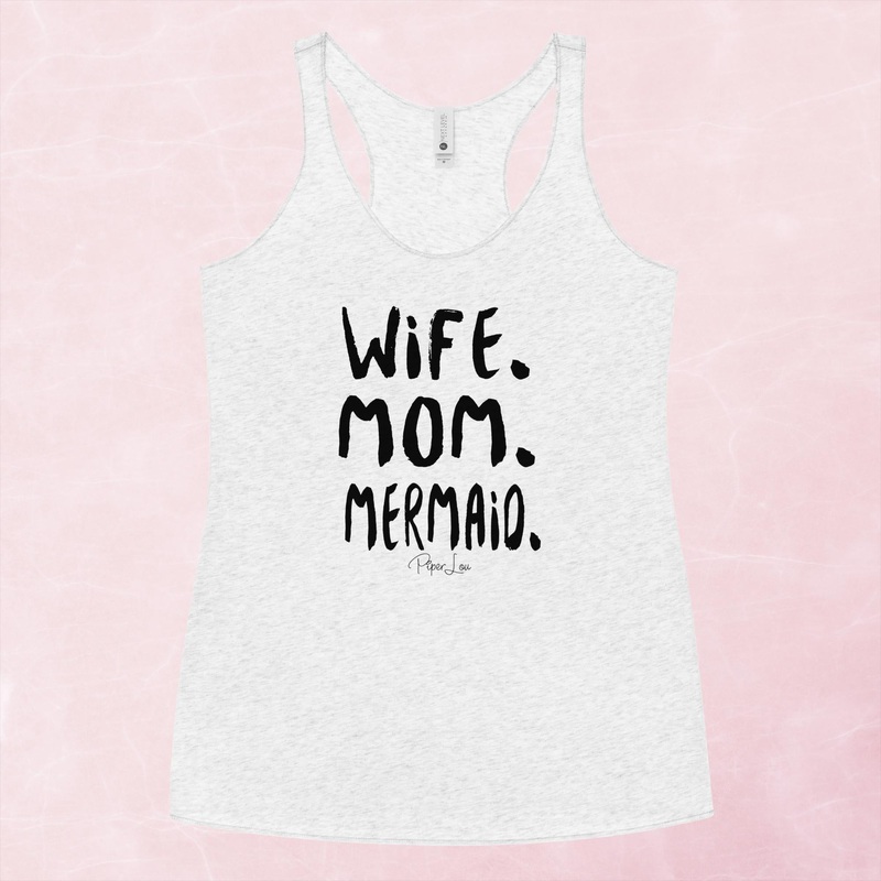 Wife Mom Mermaid Graphic Tank Top