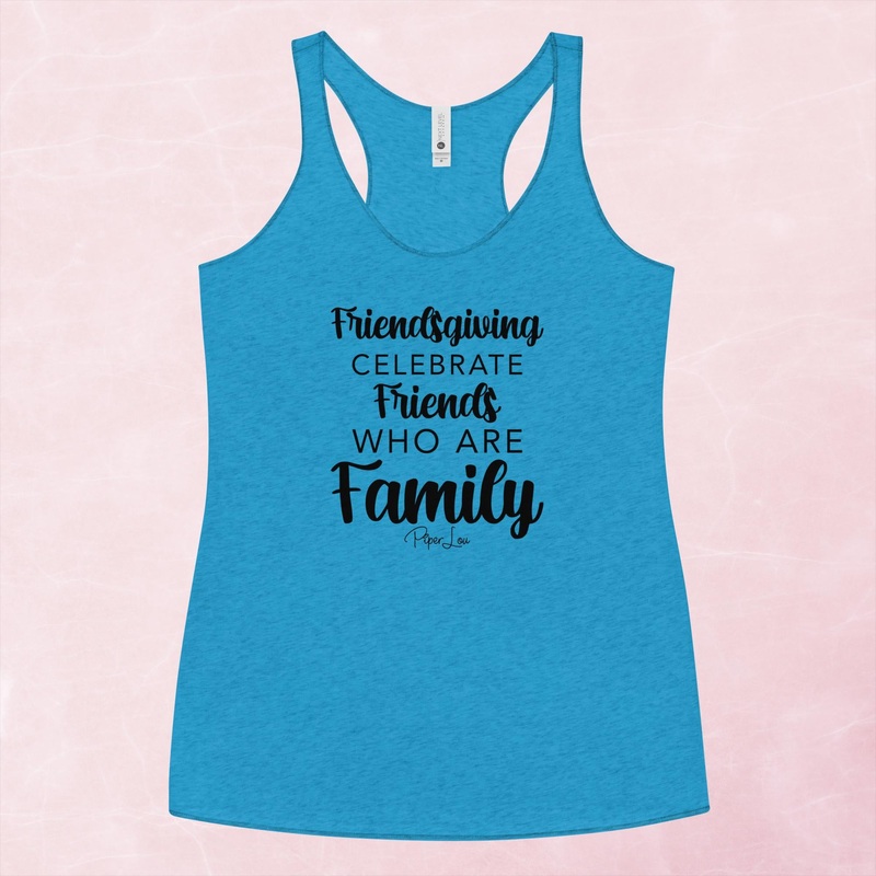 Celebrate Friends Who Are Family Graphic Tank Top