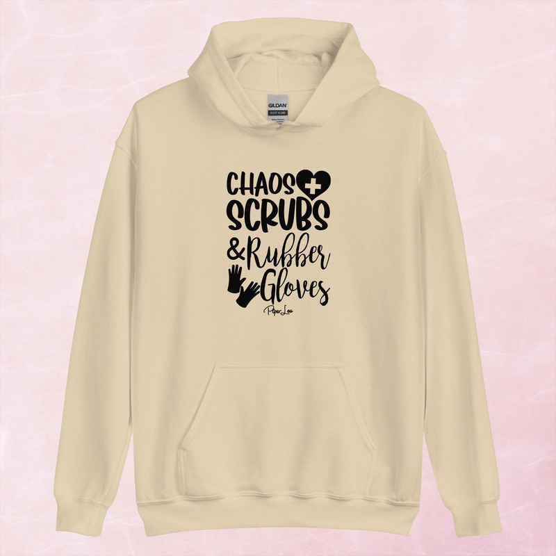 Chaos Scrubs Rubber Gloves Graphic Hoodie