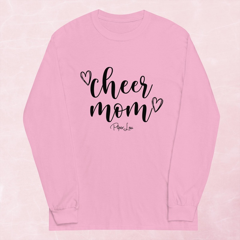 Cheer Mom Graphic Long Sleeve Tee