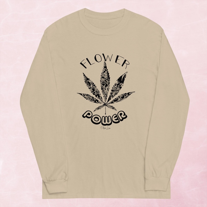 Flower Power Graphic Long Sleeve Tee