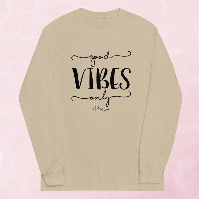 Good Vibes Only Graphic Long Sleeve Tee