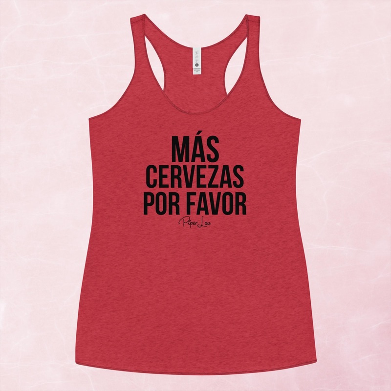 Mas Cervezas Por Favor Graphic Tank Top