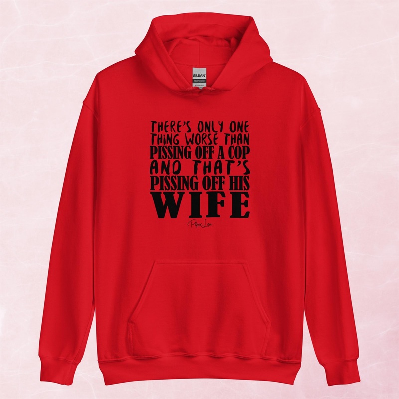 Pissing Off His Wife Graphic Hoodie