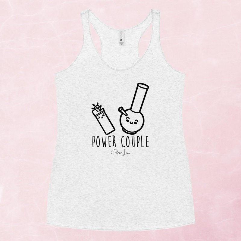 Power Couple Weed Graphic Tank Top