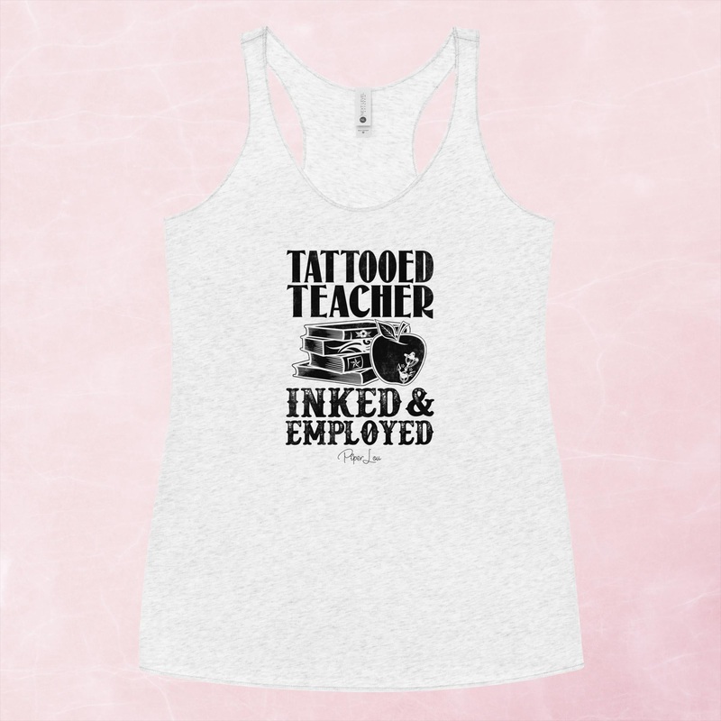 Tattooed Teacher Graphic Tank Top