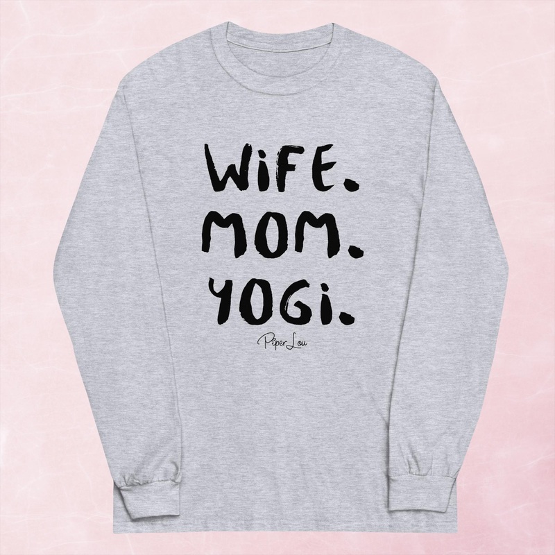 Wife Mom Yogi Graphic Long Sleeve Tee
