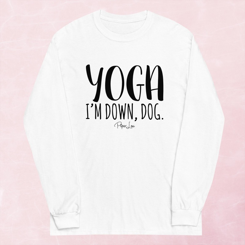 Yoga I’m Down Dog Graphic Long Sleeve Tee
