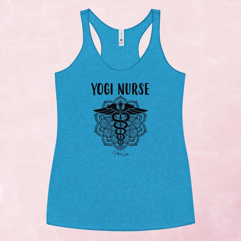Yogi Nurse Graphic Tank Top|Purple Rush|Vintage Red|Vintage Turquoise|Heather White|XS|S|M|L|XL