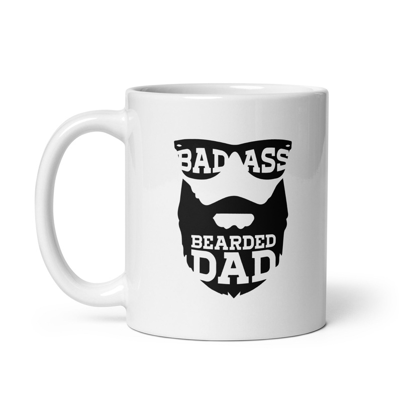 Badass Bearded Dads Ceramic Coffee Mug