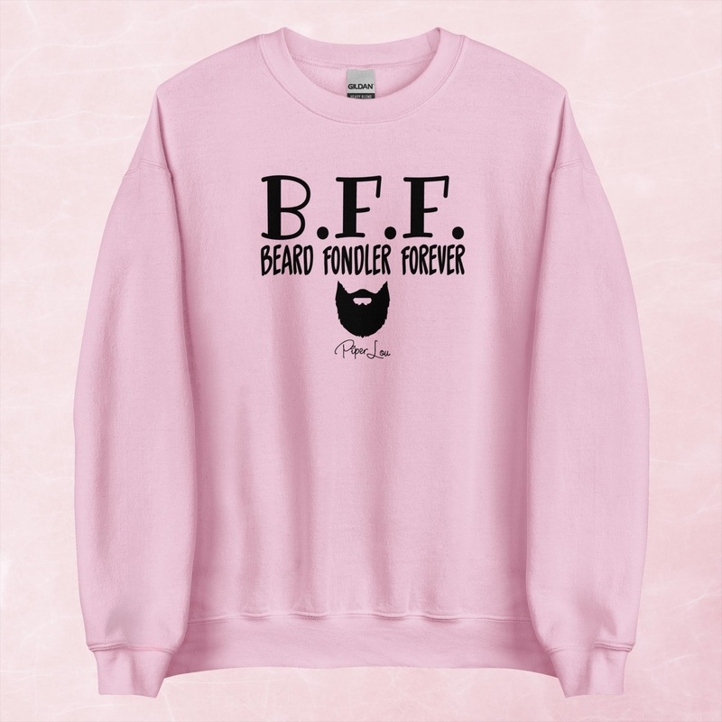 Beard Fondler Forever Graphic Crewneck Sweatshirt