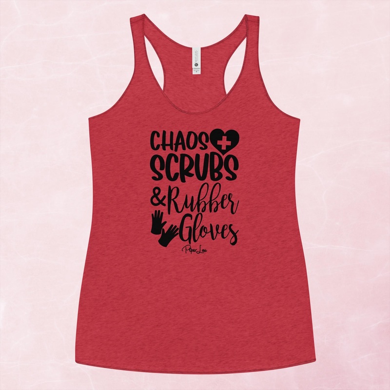 Chaos Scrubs Rubber Gloves Graphic Tank Top