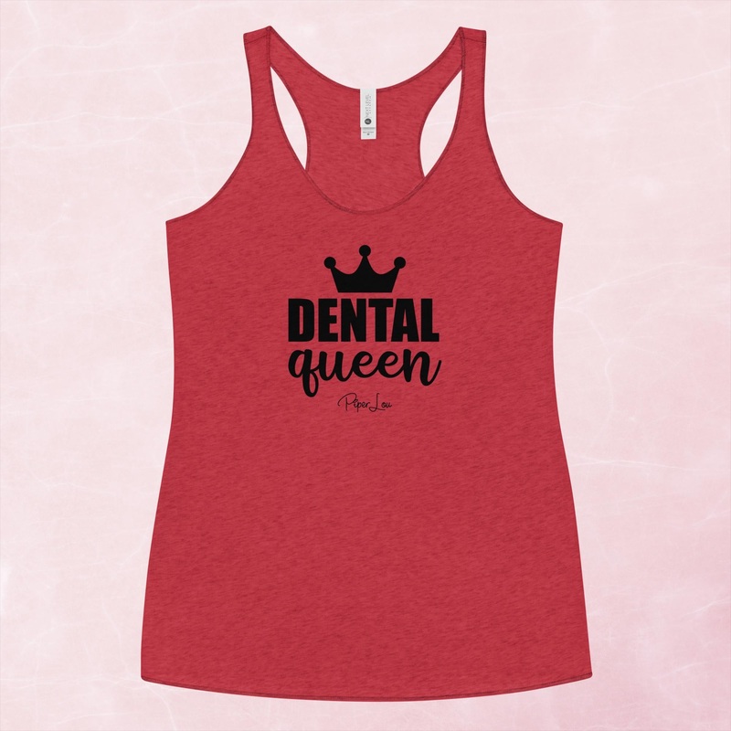 Dental Queen Graphic Tank Top|Purple Rush|Vintage Red|Vintage Turquoise|Heather White|XS|S|M|L|XL