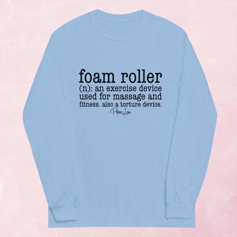 Foam Roller Graphic Long Sleeve Tee