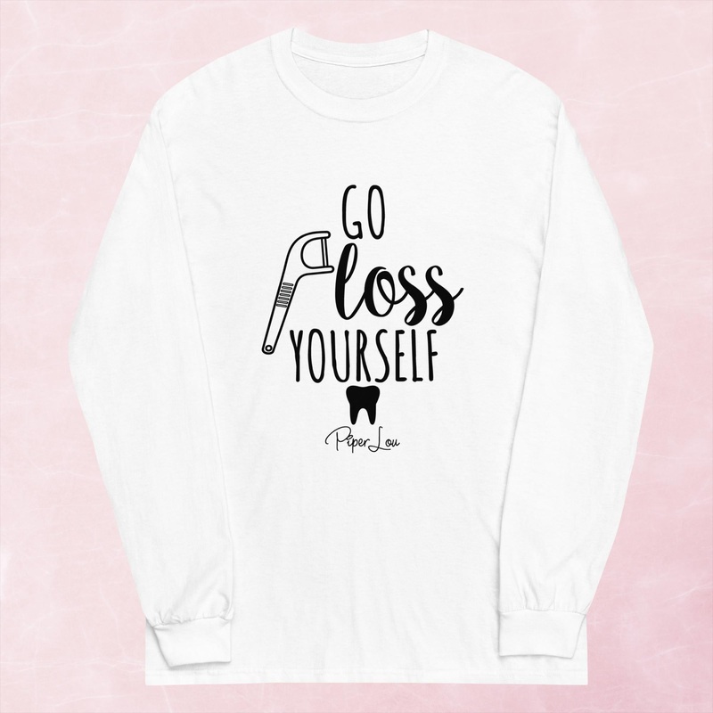Go Floss Yourself Graphic Long Sleeve Tee