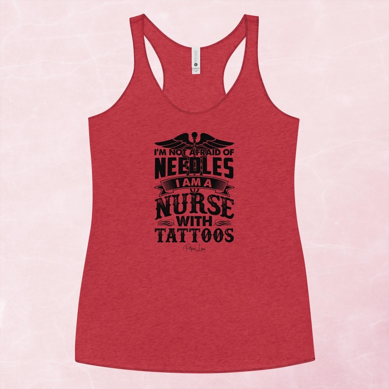 Nurse With Tattoos Graphic Tank Top