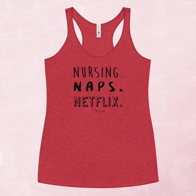 Nursing Naps Netflix Graphic Tank Top