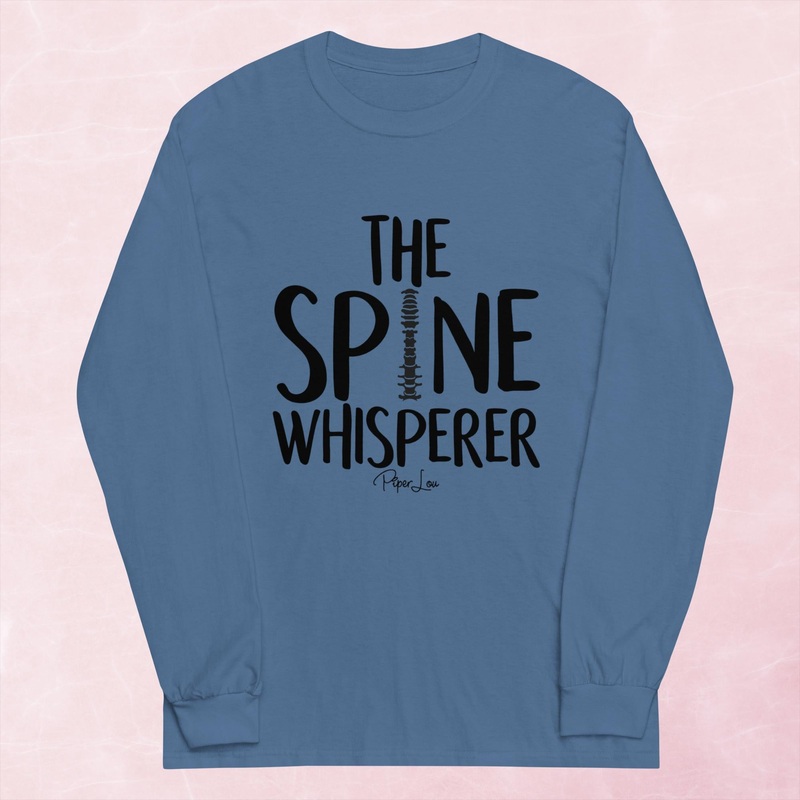 The Spine Whisperer Graphic Long Sleeve Tee