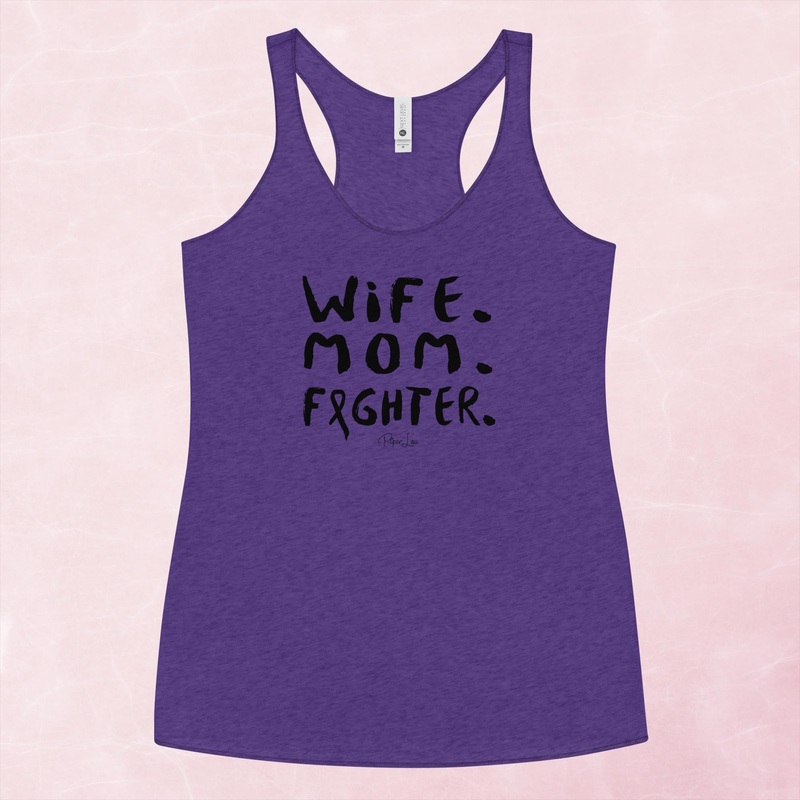 Wife Mom Fighter Graphic Tank Top