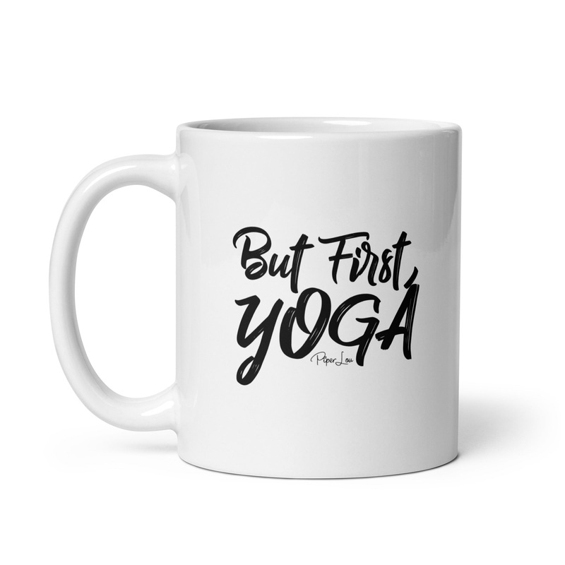 But First Yoga Ceramic Coffee Mug