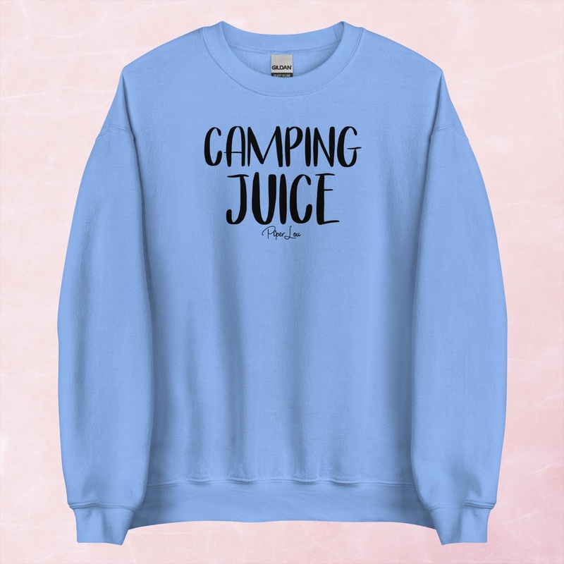 Camping Juice Graphic Crewneck Sweatshirt