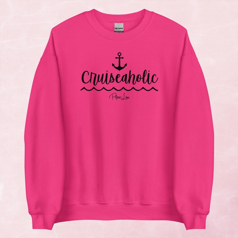 Cruiseaholic Graphic Crewneck Sweatshirt