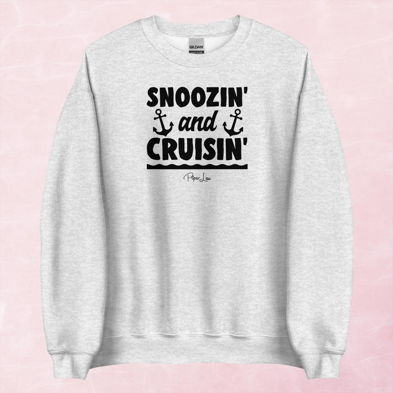 Snoozin’ & Cruisin’ Graphic Crewneck Sweatshirt