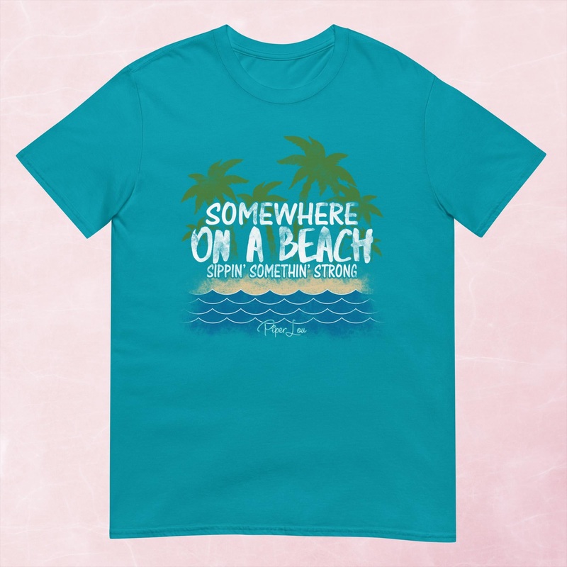 Somewhere On A Beach Graphic Tee