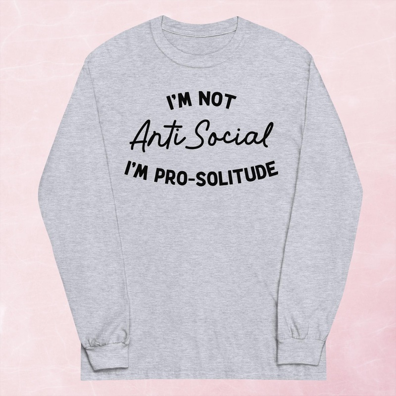 Anti-Social Graphic Long Sleeve Tee