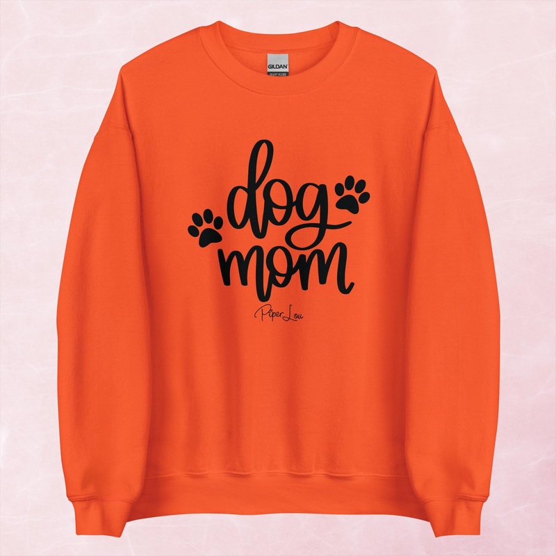 Dog Mom Graphic Crewneck Sweatshirt