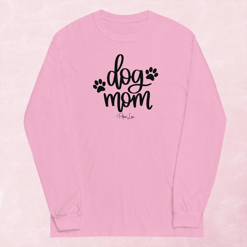 Dog Mom Graphic Long Sleeve Tee