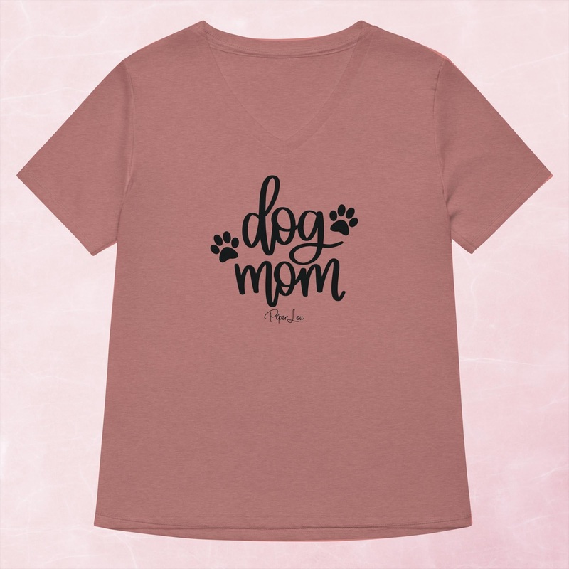 Dog Mom Women’s Graphic V-Neck