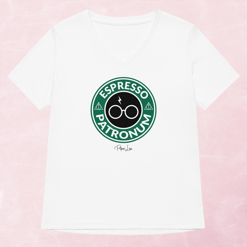 Espresso Patronum Women’s Graphic V-Neck