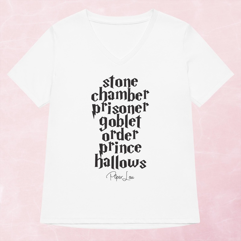 Potter Books Women’s Graphic V-Neck