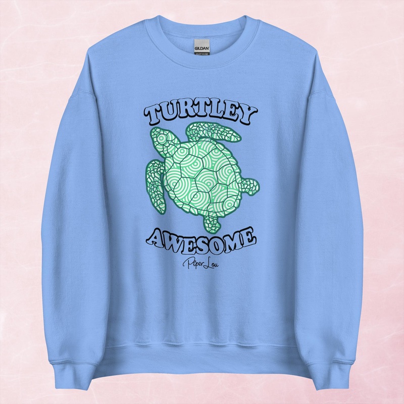 Turtley Awesome Graphic Crewneck Sweatshirt