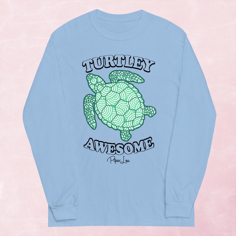 Turtley Awesome Graphic Long Sleeve Tee