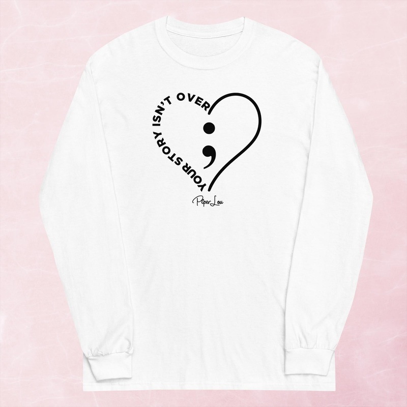 Your Story Isn’t Over Graphic Long Sleeve Tee