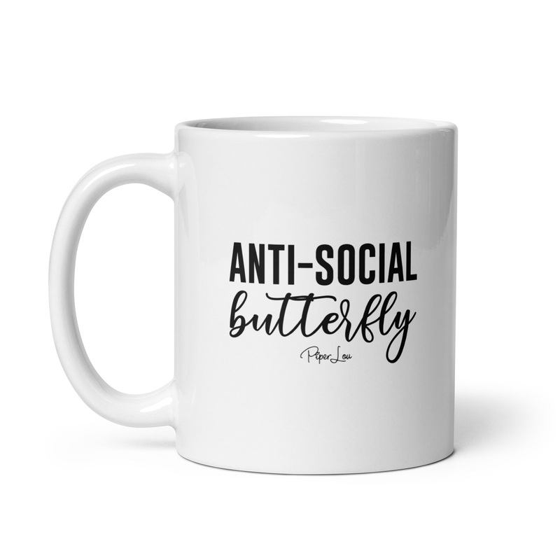 Antisocial Butterfly Ceramic Coffee Mug